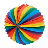 Boland Papírový lampion rainbow 25 cm