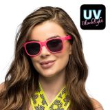 Boland Párty brýle Pop neonově růžové UV
