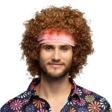 Boland Pánská paruka Hippie s čelenkou