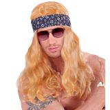 Widmann Paruka hippie blond s čelenkou pánská