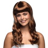 Boland Paruka hnědá dámská dlouhá s ofinou