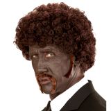 Widmann Paruka hnědé afro s vousy