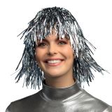 Boland Paruka stříbrná staniolová