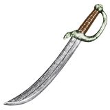 Boland Pirátská šavle 53 cm Boland Pirátská šavle 53 cm