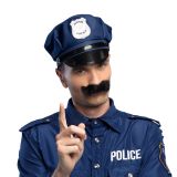 Boland Retro černý knírek policista