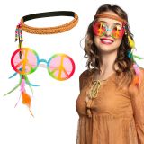 Boland Sada hippie brýle s čelenkou