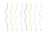 PARTYDECO Svíčky dortové kroucené 14 cm