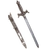 Carnival Toys Šedý meč s pochvou  55 cm