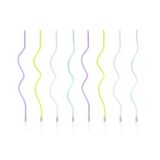 PARTYDECO Svíčky dortové kroucené 14 cm