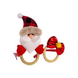 Carnival Toys Vánoční brýle se Santou a mašlí
