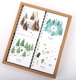 Blok A7 boční spirála, linka - Forest