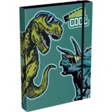 Školní box A4 s gumou Dino Cool