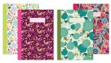 Sešit A4 40ls Summer garden desing tvrdé desky NBA4SG Silvine