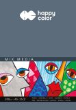 Blok Mix media  ART, A5, 200gsm, 25 sheets, Happy Color