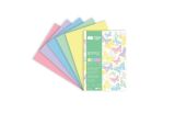 Blok dekoračních papírů Spring  A4, 170 g / m2, 20 listů, 5 odstínů, Happy Color