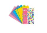 Blok dekoračních papírů Summer  A4, 170 g / m2, 20 listů, 5 odstínů, Happy Color