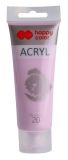 Akrylová barva 75ml, Světle růžová, Happy Color 20