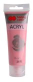 Akrylová barva 75ml, Pastelově růžový prášek, Happy Color 205
