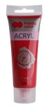 Akrylová barva 75ml, Tmavě Červená, Happy Color 26