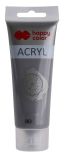 Akrylová barva 75ml, Šedá, Happy Color 80