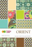 Efektní blok ORIENT, 20x29cm, 170-220gsm, 10 listů, 5 motivů, Happy Color