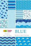 Bloky s motivy BLUE, A4, 80 g / m2, 15 listů, 30 motivů, Happy Color