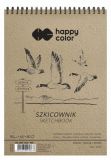 Blok skicák BIRDS A5, bílý, 90 g / m2, 80 listů, Happy Color