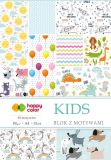 Blok s motivy KIDS A4 15ls HAPPY COLOR