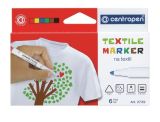 Značkovač Centropen 2739 Textil 6ks sada