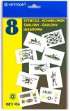 Šablony Centropen k foukacím fixům  M+ army