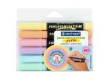 Zvýrazňovač  Centropen flexi pastel soft  8542/6 sada