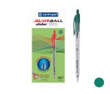 Propiska jednorázová CENTROPEN 2225 SlideBall Clicker, zelená Propiska jednorázová CENTROPEN 2225 SlideBall Clicker, zelená