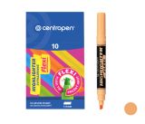 Zvýrazňovač CENTROPEN 8542 FLEXI, oranžový pastelově Zvýrazňovač CENTROPEN 8542 FLEXI, oranžový pastelově
