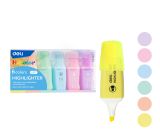 Zvýrazňovač mini DELI EU377 pastel sada Zvýrazňovač mini DELI EU377 pastel sada