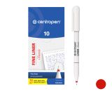 Popisovač CENTROPEN 2811 červený 0,3mm liner Popisovač CENTROPEN 2811 červený 0,3mm liner