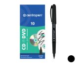Popisovač CENTROPEN 4606 CD - černý Popisovač CENTROPEN 4606 CD - černý