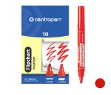 Popisovač CENTROPEN 8560 (8860) zkosený červený Popisovač CENTROPEN 8560 (8860) zkosený červený