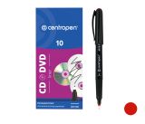 Popisovač CENTROPEN 4616 CD liner červený Popisovač CENTROPEN 4616 CD liner červený