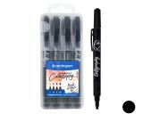 Popisovač CENTROPEN 8772/4 sada černý kaligraf Popisovač CENTROPEN 8772/4 sada černý kaligraf