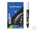 Popisovač CENTROPEN 8586 bílý Popisovač CENTROPEN 8586 bílý