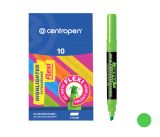 Zvýrazňovač CENTROPEN 8542 FLEXI, zelený Zvýrazňovač CENTROPEN 8542 FLEXI, zelený