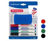 Popisovač CENTROPEN 8559/4 sada WBM s magnetickou houbičkou Popisovač CENTROPEN 8559/4 sada WBM s magnetickou houbičkou