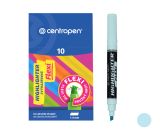 Zvýrazňovač CENTROPEN 8542 FLEXI, modrý pastelově Zvýrazňovač CENTROPEN 8542 FLEXI, modrý pastelově