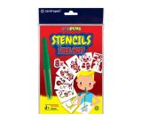 Šablony na foukací fixy CENTROPEN set J+ Šablony na foukací fixy CENTROPEN set J+