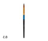 Štětec syntetický kulatý č.  8 DELI EC408-8