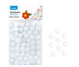 Bambulky bílé, 60ks 15mm LUMA Bambulky bílé, 60ks 15mm LUMA