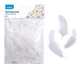 Peří barevné 10g bílé natur LUMA Peří barevné 10g bílé natur LUMA