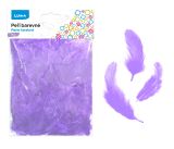 Peří barevné 10g levandulové LUMA Peří barevné 10g levandulové LUMA