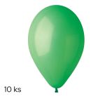 Balónky 10ks OBYČ. zelené Balónky 10ks OBYČ. zelené