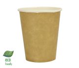 Nádobí - Kelímek papírový hnědý 250 ml, 20ks